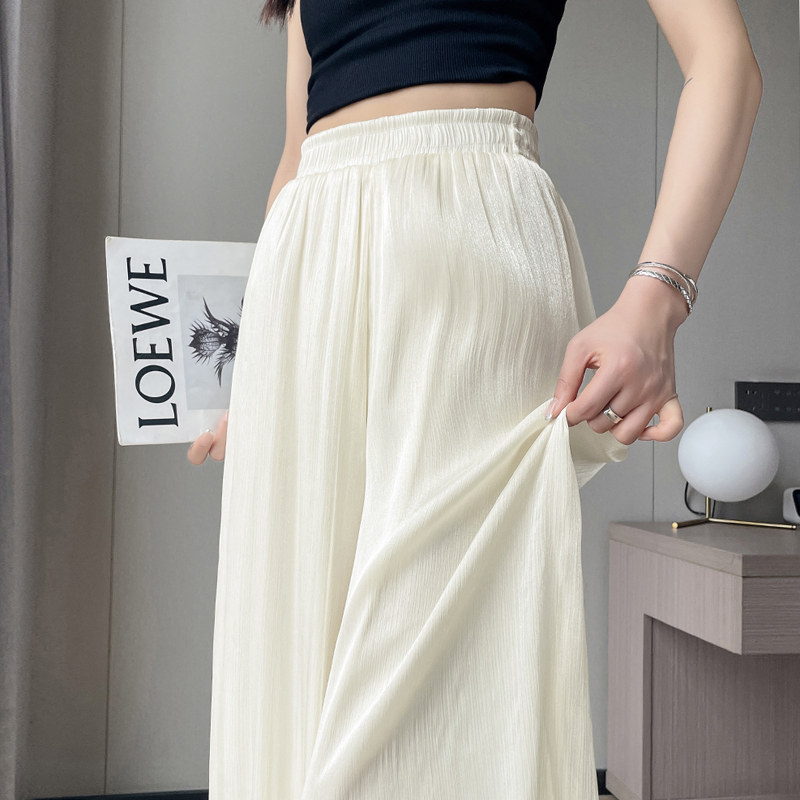 1771840985307_Z61Aup.jpg 2026 Summer Thin Gauze Ice Silk Skirt Pants Women High Waist Sun Protection Long Pants