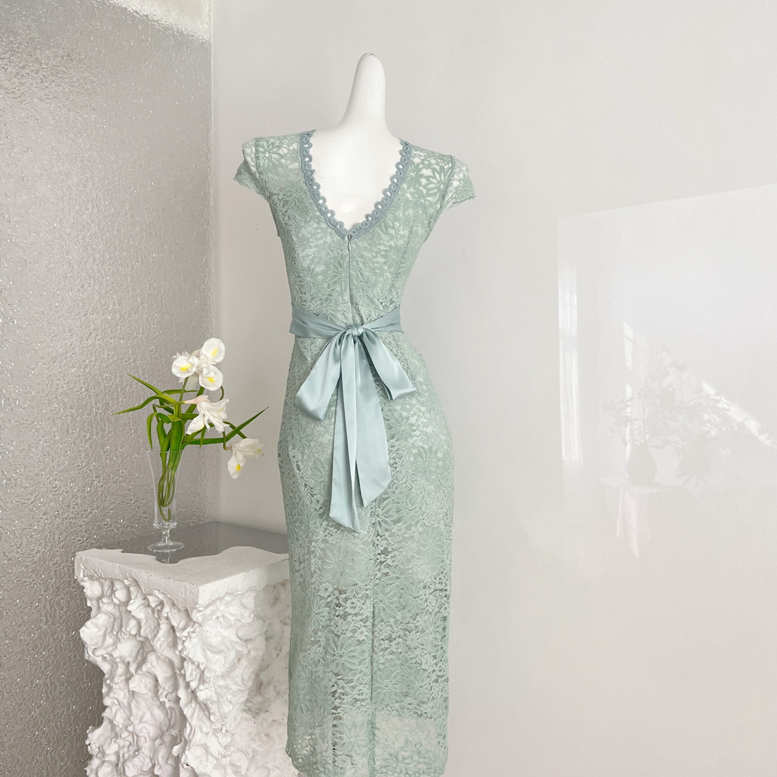 1778592154031_xJ56V2.jpg Fart Shop Lily Secret Mint Mambo Green Lace Hollow Built-in Pad Dress Women Spring Summer