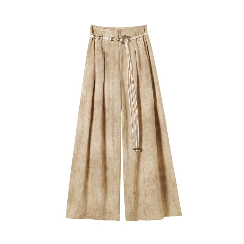 1784693105574_P7VW1q.jpg 2026 Summer New Tie-Dye Tencel Linen Wide Leg Pants High Waist Casual Cotton Linen Floor-Length Pants for Women