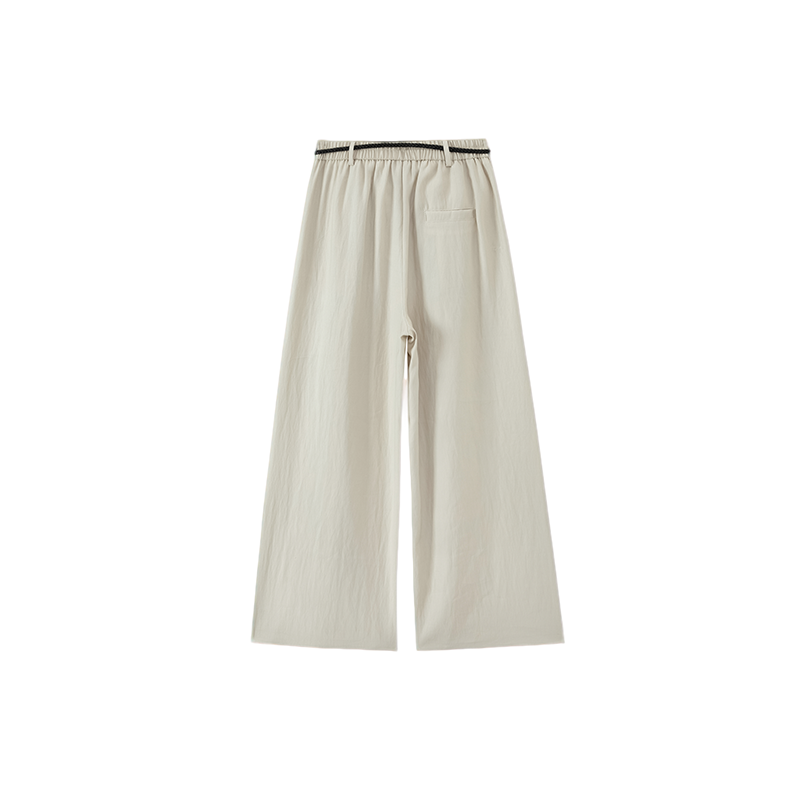 1784693750748_bSocX9.png 2026 Summer New Thin Tencel Linen Wide Leg Pants High Waist Casual Trousers Sun Protection Ice Silk Long Pants Women