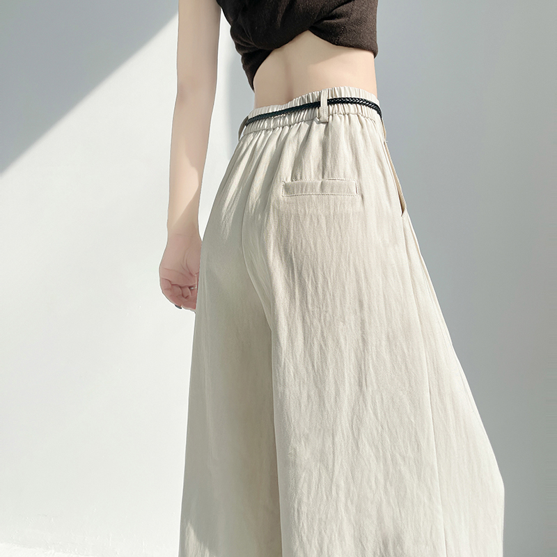 1784693750759_04Q39c.jpg 2026 Summer New Thin Tencel Linen Wide Leg Pants High Waist Casual Trousers Sun Protection Ice Silk Long Pants Women
